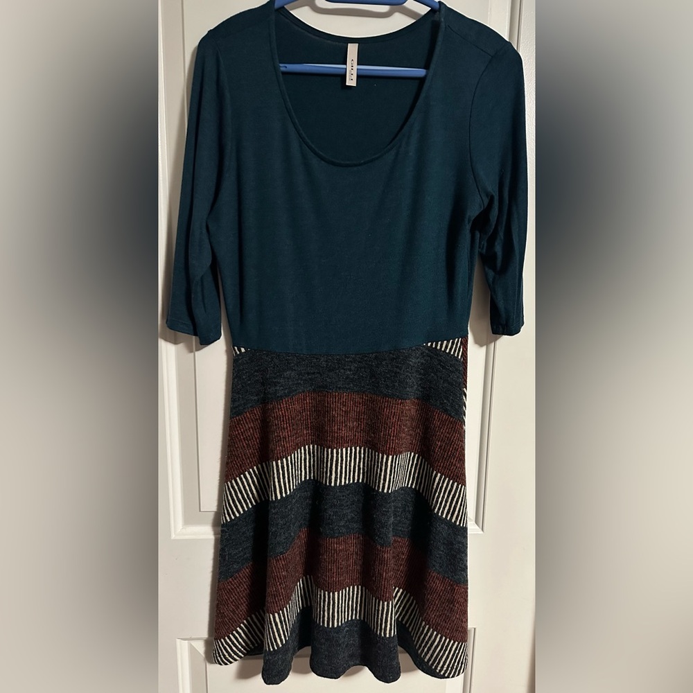 Fun like new dress with sleeves. L.